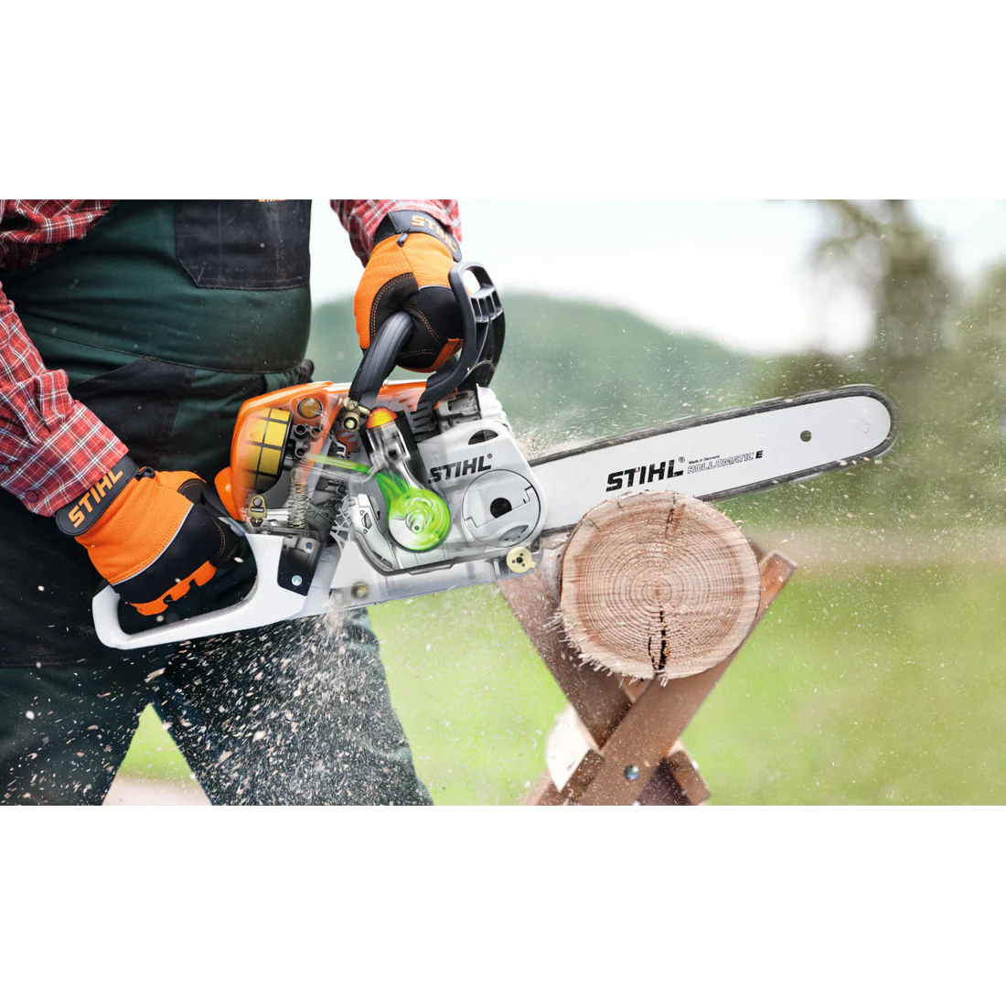 STIHL MS 251 Benzin-Kettensäge – starke, kompakte Motorsäge für anspruchsvolle Arbeiten – Bild 4