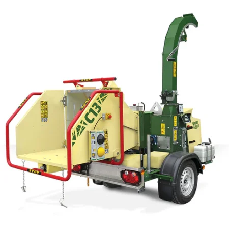 NEGRI C13BH250N – Thermischer Asthäcksler auf Anhänger