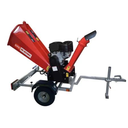 KPC BK1200NR + Straßenzugelassener Anhänger – Profi Gartenhäcksler