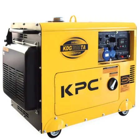 KPC KDG 7500 TA – Diesel-Stromerzeuger schallgedämmt mit AVR 7,5 kVA