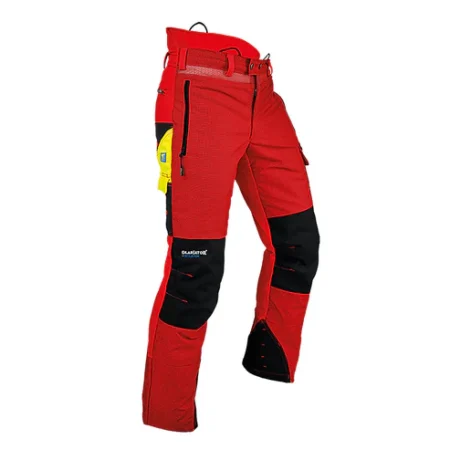 PFANNER GLADIATOR VENTILATION CL1 Schnittschutzhose – Atmungsaktive, sichere Forsthose in Rot
