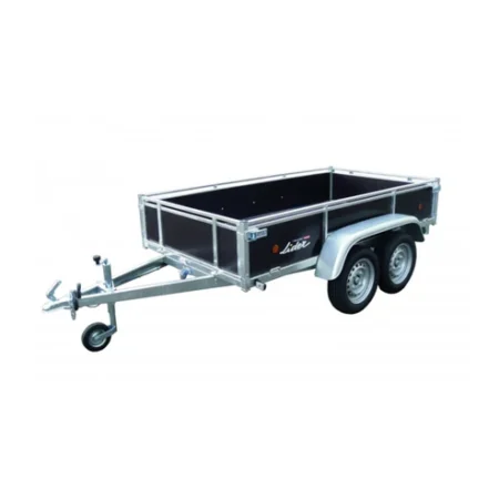 LIDER 43450 Doppelachs-Holzanhänger – Robuster Anhänger mit 750 kg Nutzlast