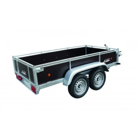 LIDER 41480 Holzanhänger – Gebremster Doppelachs-Anhänger, 1300 kg Nutzlast