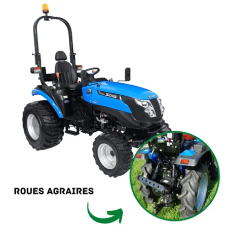 SOLIS 26 Microtraktor – 9+9 Gänge, Wendegetriebe, kompakt und leistungsstark